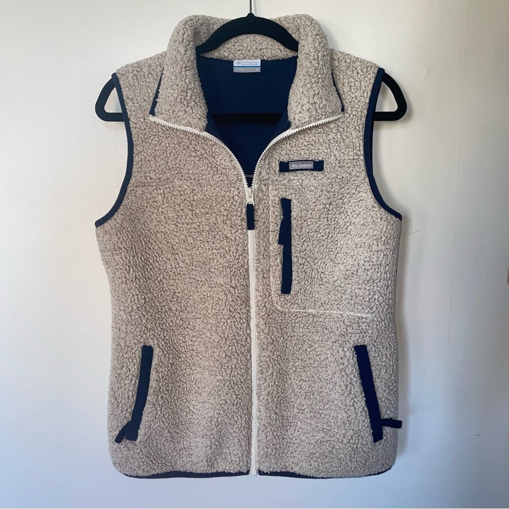 Columbia Mountain Side Sherpa Fleece Vest